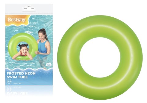 Dmuchane Koło Do Pływania Zielone 76 cm Bestway 36024 BESTWAY