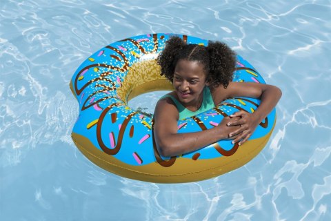 Koło Do Pływania Donut Pączek Niebieski 107 cm Bestway 36118 BESTWAY