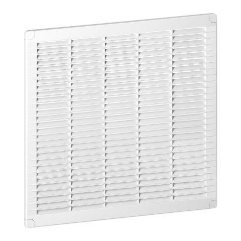 Kratka z zaślepkami 300x300, biała Orno