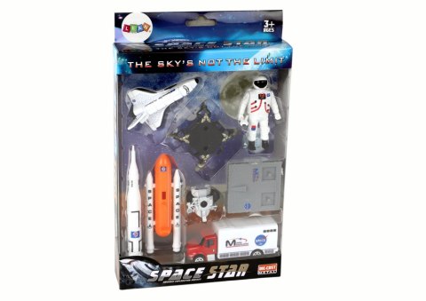 Zestaw Figurek Kosmos Statek Kosmiczny 8 Elementów LEAN TOYS