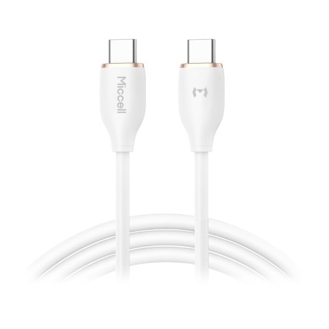 Kabel USB-C - USB-C Miccell VQ-D09, 100W, 1,5m, biały Orno