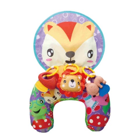 Poduszka Podparcie Dla Niemowlaka Szeleszcząca Mata Zawieszki Lisek LEAN TOYS