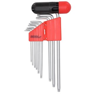 Klucze torx crv, 9szt. Dedra
