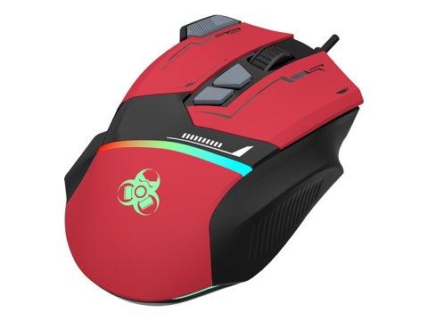 Mysz TRACER GAMEZONE SPECTRA RED RGB USB TRACER