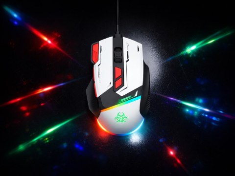 Mysz TRACER GAMEZONE SPECTRA WHITE RGB USB TRACER
