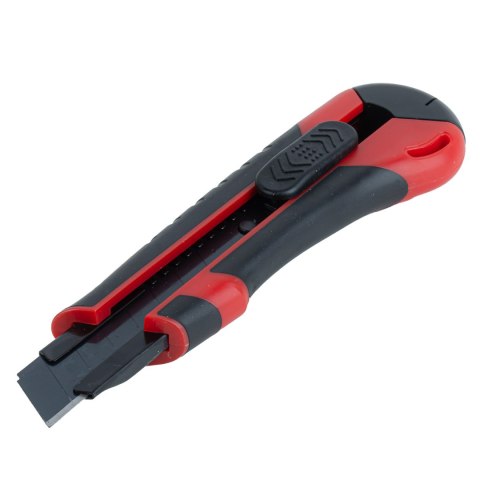 Nożyk uniwersalny ze stali sk5 z czarnym ostrzem abs 100x18x0,5mm amio-04812 AMiO