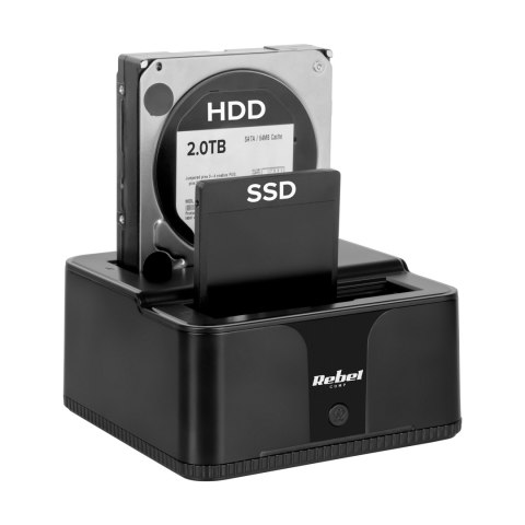 Stacja dokująca dysków HDD/ SSD USB 3.0 Rebel Rebel