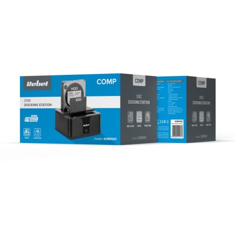 Stacja dokująca dysków HDD/ SSD USB 3.0 Rebel Rebel