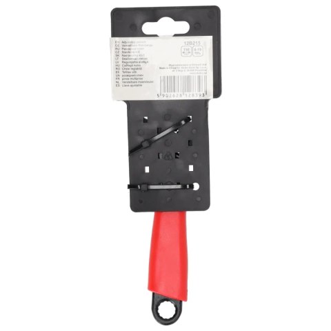 Klucz nastawny 150mm, 0-19mm, plastikowy uchwyt Dedra