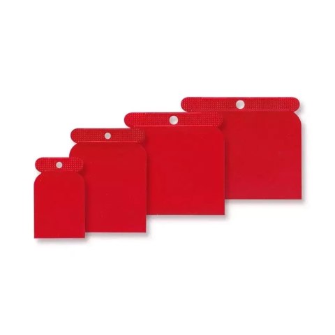 Szpachle malarskie plastik kpl 4szt: 50,80,100,120mm, Dedra