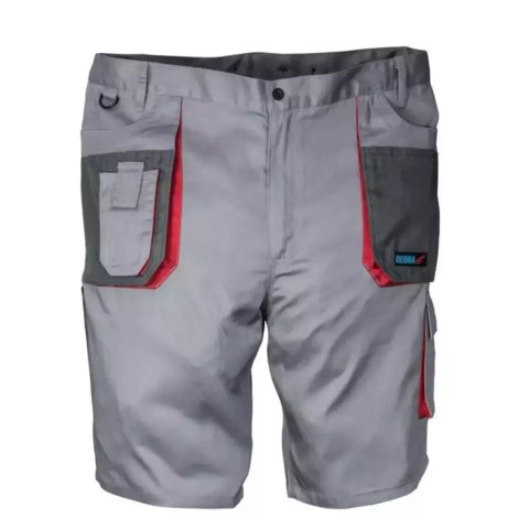 Szorty ochronne xxl/58, szare,comfort line 190g/m2 Dedra