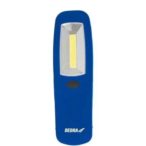 Latarka 3w cob led, podłużna, z bateriami Dedra