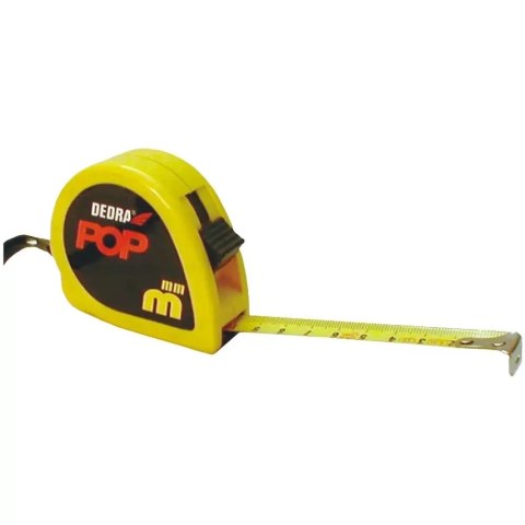 Miarka pop 5m/16mm żółta Dedra