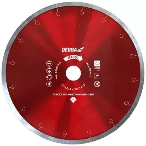 Tarcza diam. hrd gres 125x22,2mm Dedra