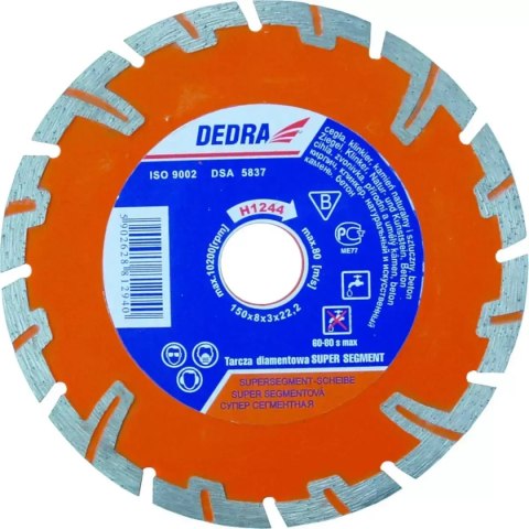 Tarcza super segment 115mm/22.2 Dedra