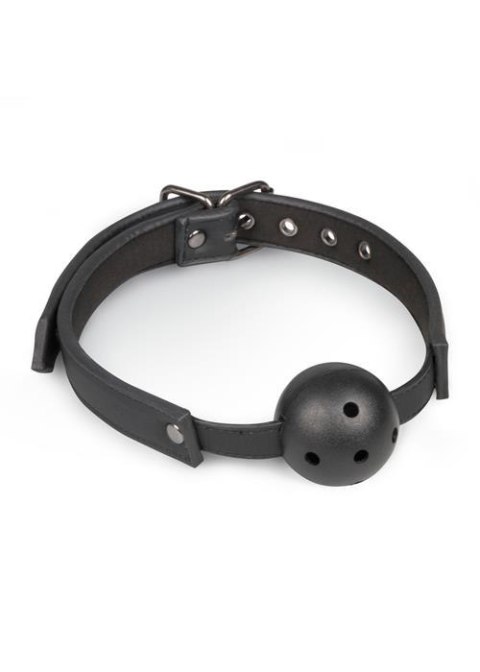 Knebel z kulką PVC EasyToys regulowany czarny