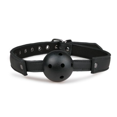 Knebel z kulką PVC EasyToys regulowany czarny