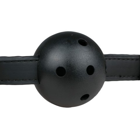 Knebel z kulką PVC EasyToys regulowany czarny