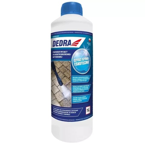 Preparat myjący 1l do kostki brukowej betonowej Dedra