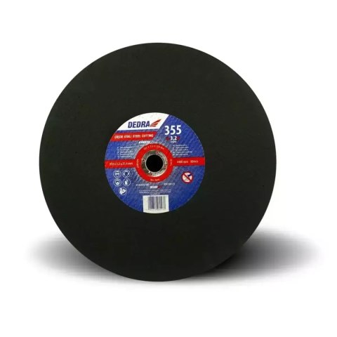 Tarcza do cięcia stali 355x3,2x25,4mm Dedra