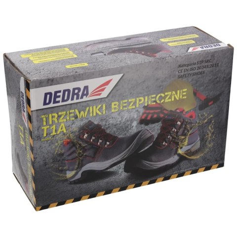 Trzewiki bezpieczne t1a, skórzane, rozmiar: 37, kat.s1p src Dedra