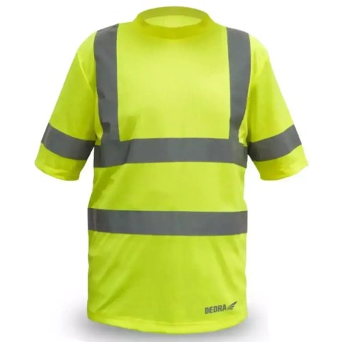 Koszulka męska t-shirt odblaskowa, żółta rozm l Dedra