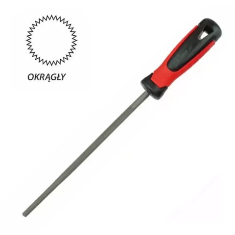 Pilnik do metalu okrągły 200mm Dedra