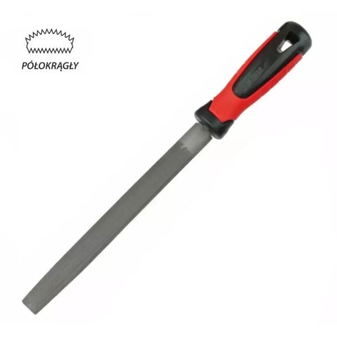 Pilnik do metalu półokrągły 200mm Dedra
