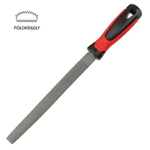 Tarnik do drewna półokrągły 200mm Dedra