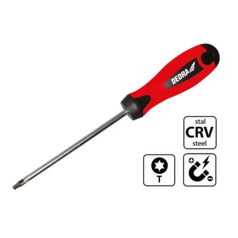 Wkrętak torx t25x100mm, crv Dedra