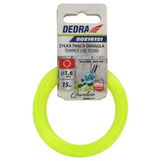 Żyłka tnąca okrągła 1,6mmx15m Dedra