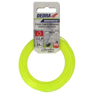 Żyłka tnąca okrągła 2,0mmx15m Dedra
