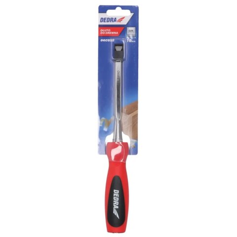 Dłuto 10mm, stal crv, dwumateriałowy uchwyt Dedra
