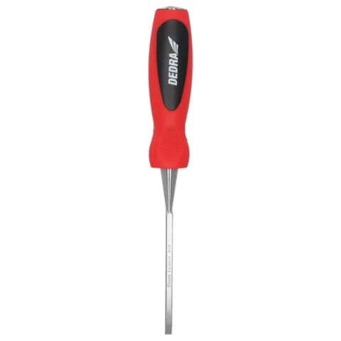 Dłuto 6mm, stal crv, dwumateriałowy uchwyt Dedra
