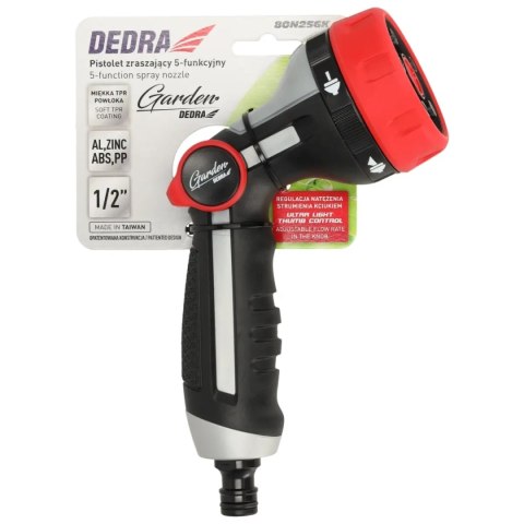 Pistolet zraszający 5-funkcyjny alumin. ultra light thumb Dedra