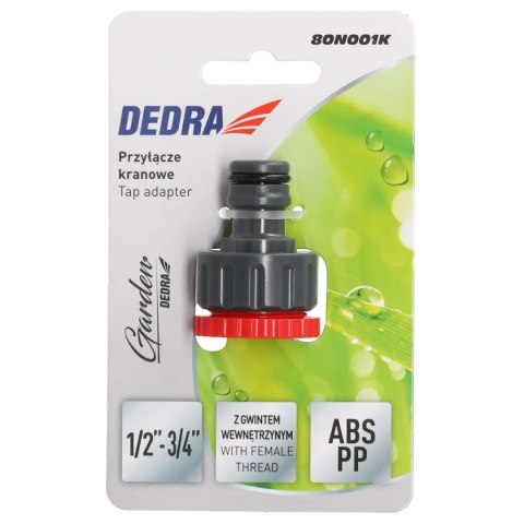 Przyłącze kranowe 1/2"-3/4", karta Dedra
