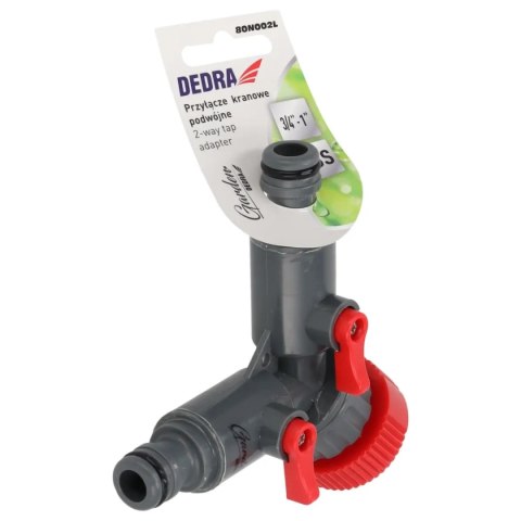 Przyłącze kranowe podwójne 3/4"-1", luzem Dedra