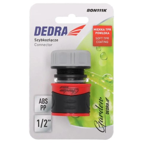 Szybkozłącze 1/2" soft, karta Dedra