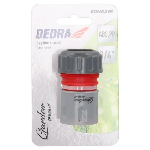 Szybkozłącze 3/4", karta Dedra