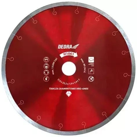 Tarcza diam. hrd gres 110x22,2mm Dedra