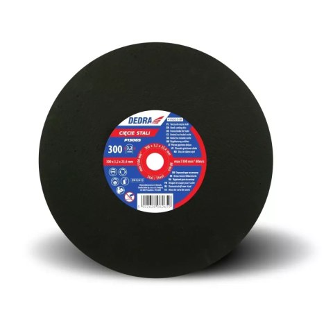 Tarcza do cięcia stali 300x3,2x25,4mm Dedra
