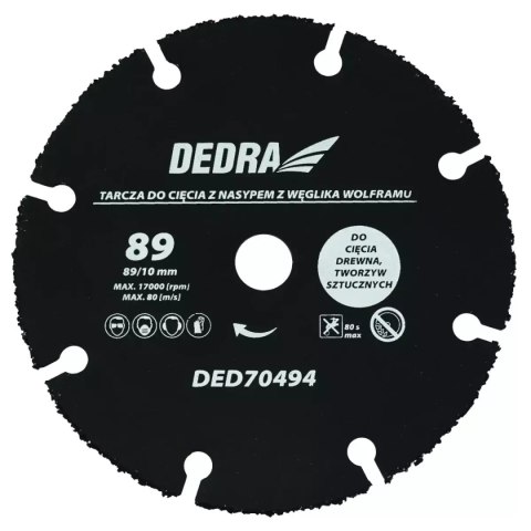 Tarcza uniwersalna 89x10mm do ded7049 Dedra