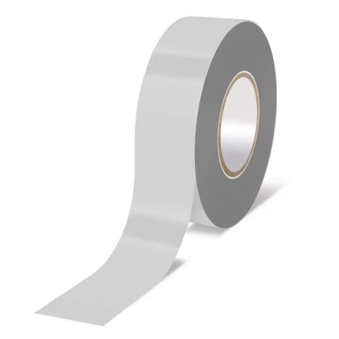 Taśma elektroizolacyjna pvc biała 19mmx10m Dedra