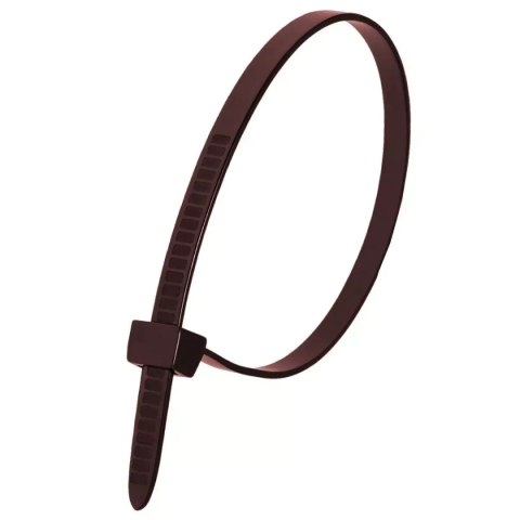 Nylonowe opaski zaciskowe brązowe 7,6x370mm (100szt.) Dedra
