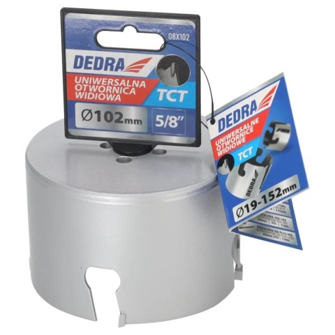 Otwornica uniwersalna tct 102mm 5/8'' Dedra