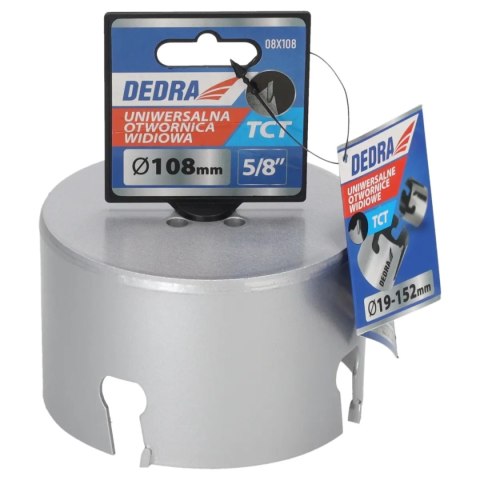 Otwornica uniwersalna tct 108mm 5/8'' Dedra