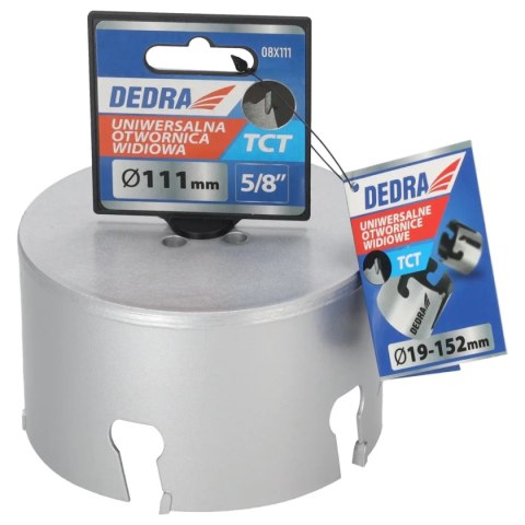 Otwornica uniwersalna tct 111mm 5/8'' Dedra