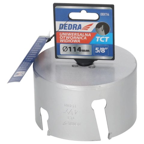 Otwornica uniwersalna tct 114mm 5/8'' Dedra