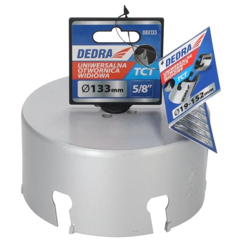Otwornica uniwersalna tct 133mm 5/8'' Dedra