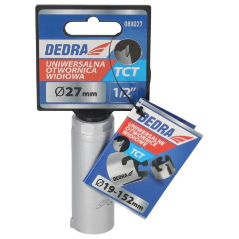 Otwornica uniwersalna tct 27mm 1/2'' Dedra